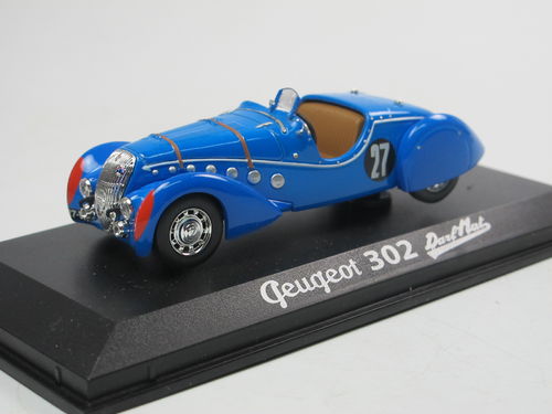 Norev Peugeot 302 Darl'Mat Le Mans 1937 #27 1/43