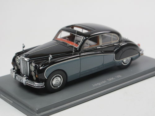 Neo Scale Models 1957 Jaguar MKVIII schwarz/grau 1/43