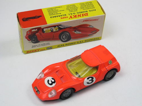 Dinky Toys Meccano Alfa Romeo OSI Scarabeo orange rot