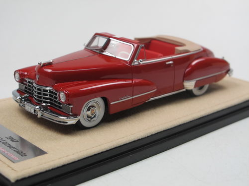 Stamp Models 1947 Cadillac 62 open Convertible maroon 1/43