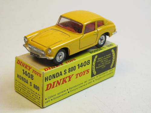 Dinky Toys France Honda S800 gelb Vintage in Box