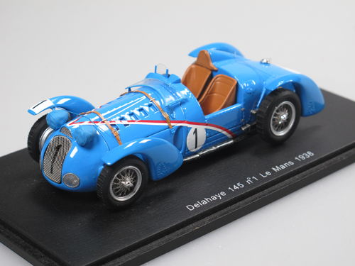 Spark Delahaye 145 Le Mans 1938 Dreyfus/Chiron #1 1/43