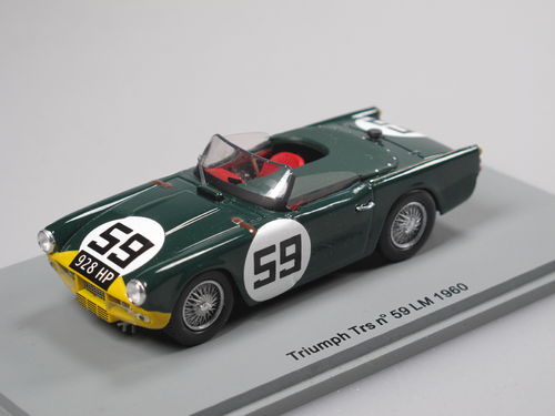 Spark Triumph TR4S Le Mans 1960 Rothschild/Leston #59 1/43