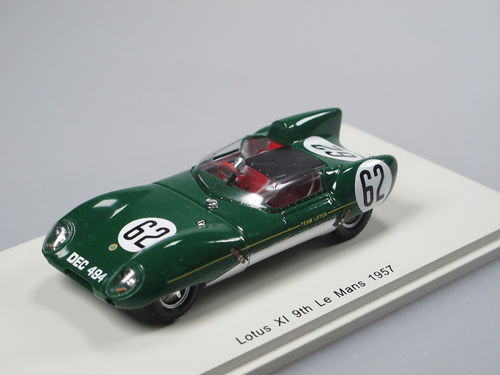 Spark Lotus 11 9th Le Mans 1957 MacKay/Chamberlain #62 1/43