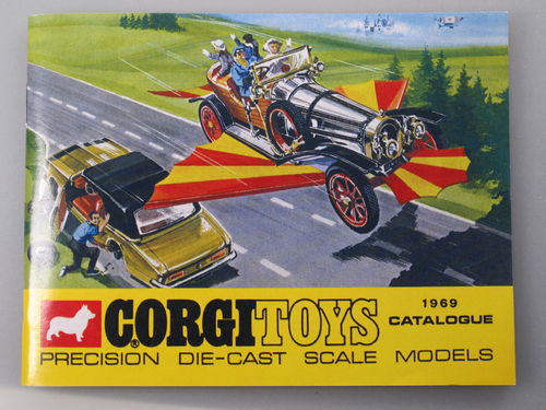 Corgi Toys Katalog von 1969 Nachdruck Reissue Reproduktion