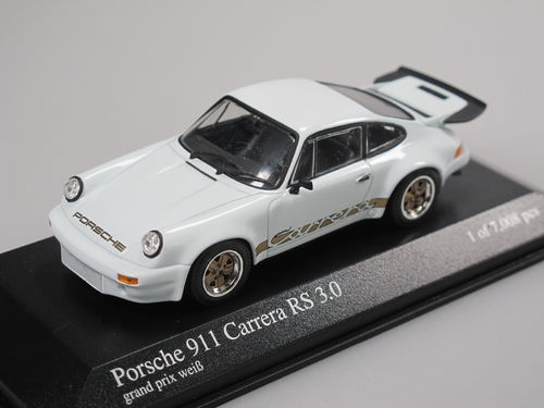 Minichamps 1974 Porsche 911 Carrera RS 3.0 weiß/gold 1/43