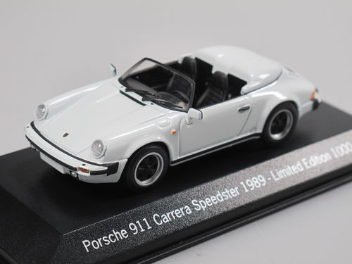Minichamps 1989 Porsche 911 Carrera Speedster weiß 1/43