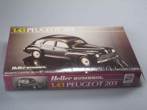 Heller Bausatz Peugeot 203 Berline 1948-1960 Bausatz 1/43