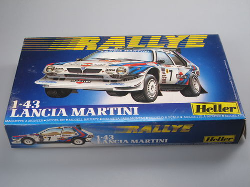 Heller Bausatz Martini Lancia Delta S4 Rallye 1986 #7 1/43