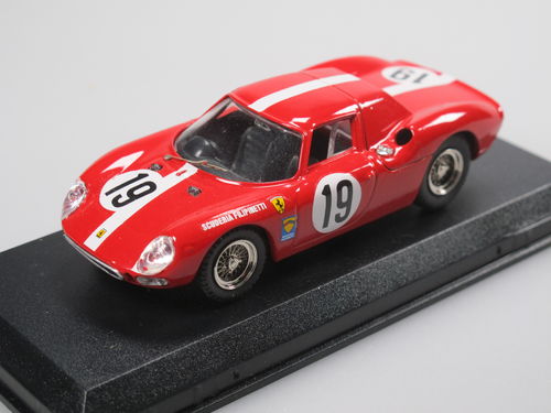 Best Model Ferrari 250 LM Nürburgring 1965 Ettmüller #19 1/43