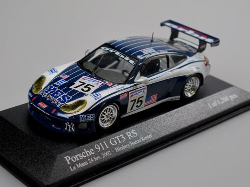 Minichamps Porsche 911 GT3 RS Le Mans 2002 #75 1/43