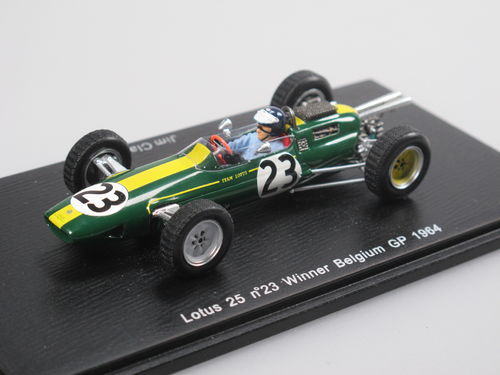 Spark Lotus 25 Formel 1 Winner Belgium GP 1964 Clark #23 1/43