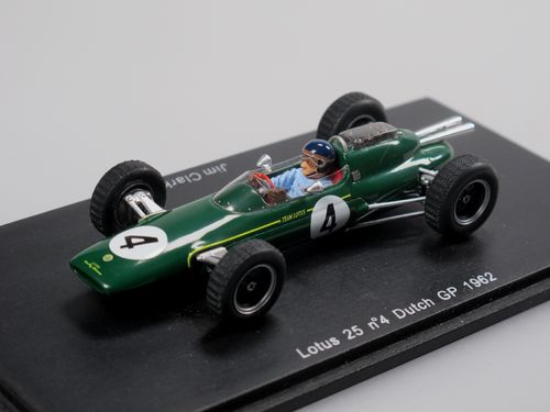 Spark Lotus 25 Dutch GP 1962 Jim Clark #4 Formula 1 1/43