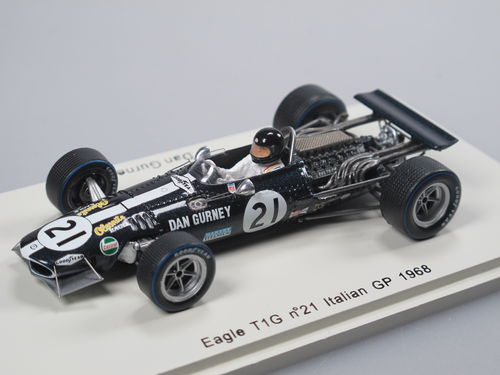 Spark Eagle T1G Formel 1 GP Italien 1968 Dan Gurney #21 1/43
