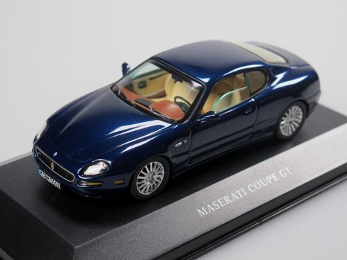 IXO 1998 Maserati 3200 GT Coupe blau metallic 1/43