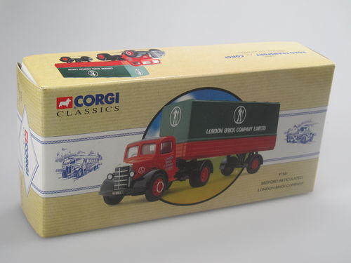 Corgi Bedford Articulated Truck LONDON BRICK COMPANY ca 1/50