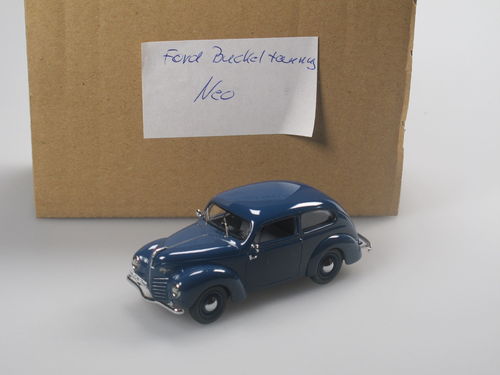 Neo 1938 Ford Taunus G93A Buckeltaunus blau 1/43